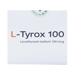 Thuốc L-Tyrox 100 DaviPharm điều trị hội chứng suy giáp (10 vỉ x 10 viên)