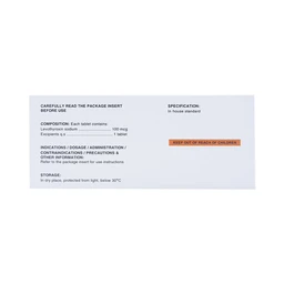 Thuốc L-Tyrox 100 DaviPharm điều trị hội chứng suy giáp (10 vỉ x 10 viên)