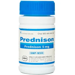 Thuốc Prednison 5mg Uphace điều trị bệnh thấp khớp (500 viên)