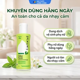 Dung dịch vệ sinh phụ nữ Lactacyd Odor Fresh ngăn mùi suốt 24h (150ml) 4