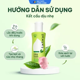 Dung dịch vệ sinh phụ nữ Lactacyd Odor Fresh ngăn mùi suốt 24h (150ml) 5