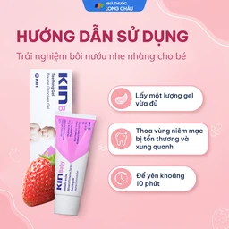 Gel bôi giảm đau mọc răng cho trẻ em Kin Baby Teething 30ml 5
