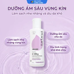 Dung dịch vệ sinh phụ nữ Lactacyd Soft and Silky Sanofi giữ ẩm và bảo vệ da nhạy cảm (150ml) 2