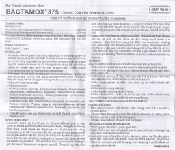 Thuốc cốm Bactamox 375 Imexpharm điều trị nhiễm khuẩn (12 gói)