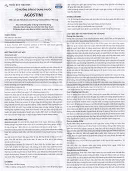 Thuốc Agostini Agimexpharm điều trị loãng xương (1 vỉ x 4 viên)