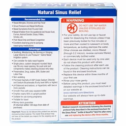 Bộ rửa mũi Neilmed Sinus Rinse (1 bình + 60 gói) làm sạch và ngăn ngừa viêm xoang, viêm mũi dị ứng