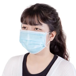 Khẩu trang 3 lớp Thiên Thủy màu xanh (50 cái)