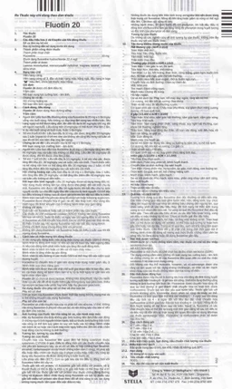 Thuốc Fluotin 20 Stella điều trị trầm cảm, rối loạn xung lực cưỡng bức ám ảnh (2 vỉ x 10 viên)