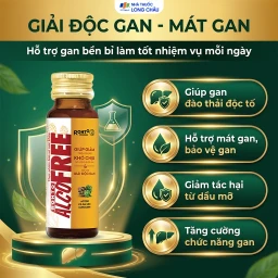 Hỗ trợ hạn chế tác hại của rượu bia Alcofree Rohto (50ml) 4