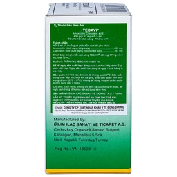 Bột pha uống Tedavi 400mg/57mg điều trị nhiễm khuẩn, viêm xoang, viêm tai giữa (70ml)