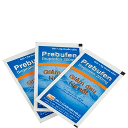 Thuốc Prebufen 200mg Dược 3-2 giúp giảm đau, hạ sốt cho trẻ em (20 gói x 1.5g)