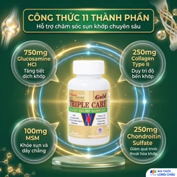 Viên uống giúp tăng tiết dịch khớp, giảm thoái hóa khớp Triple Care Gold Vitamins For Life (60 viên) 3