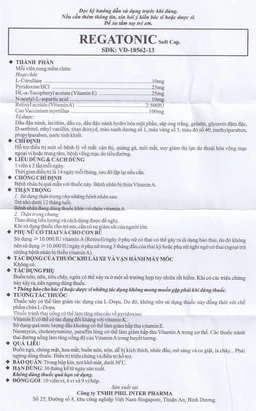 Thuốc Regatonic Phil hỗ trợ điều trị bệnh lý cận thị, quáng gà, mỏi mắt, giảm thị lực (6 vỉ x 10 viên)