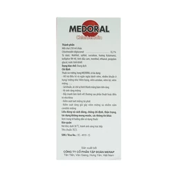 Dung dịch súc miệng Medoral điều trị và ngăn ngừa viêm họng, viêm amidan (250ml)