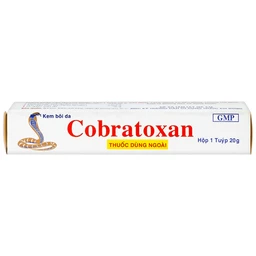 Kem xoa nọc rắn Cobratoxan 20g Đông Dược 408 tác dụng điều trị đau xương khớp (10 tuýp)