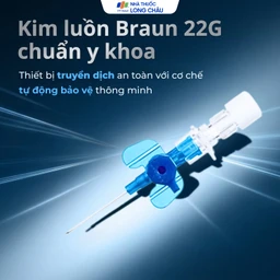 Kim luồn tĩnh mạch Braun 22G hỗ trợ truyền dịch, nước vào cơ thể 2