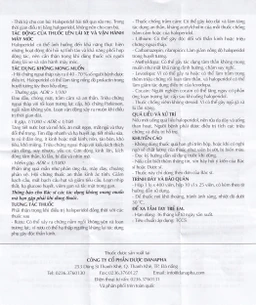 Thuốc Haloperidol 1.5mg Danapha điều trị các trạng thái kích động tâm thần, vận động (10 vỉ x 25 viên)