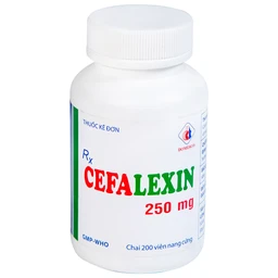 Thuốc Cefalexin 250mg Domexco điều trị nhiễm khuẩn (200 viên)