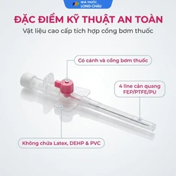 Kim Luồn Tĩnh Mạch Primaflon 20G Hỗ Trợ Truyền Dịch, Nước Vào Cơ Thể 3