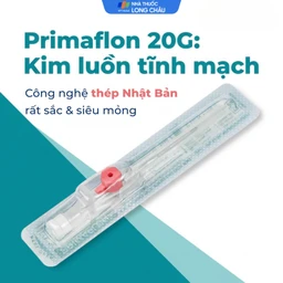 Kim Luồn Tĩnh Mạch Primaflon 20G Hỗ Trợ Truyền Dịch, Nước Vào Cơ Thể 2