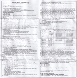 Thuốc Vitamin A 5000 IU Mekophar điều trị thiếu Vitamin A, bổ sung cho người bệnh gan (10 vỉ x 10 viên)