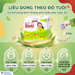 Siro hỗ trợ giảm ho tiêu đờm Ích Nhi Nam Dược (30 gói x 5ml) 5