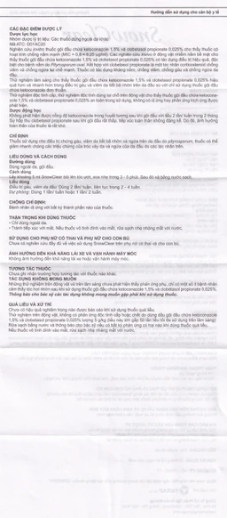 Hỗn dịch Snowclear Merap điều trị gàu, ngứa da đầu, diệt nấm (50 gói)