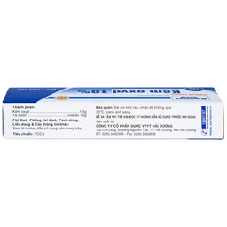 Kem bôi da Kẽm Oxyd 10% HDPharma điều trị các bệnh da và nhiễm khuẩn da (15g)