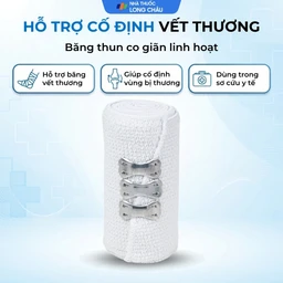 Băng thun Bảo Thạch 0.1 x 3m (10 cuộn) hỗ trợ băng vết thương 2