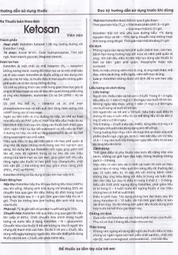 Viên nén Ketosan Hasan phòng ngừa hen phế quản, điều trị viêm mũi dị ứng (3 vỉ x 10 viên)