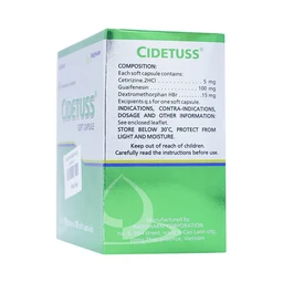Thuốc Cidetuss Imexpharm điều trị các trường hợp ho (10 vỉ x 10 viên)