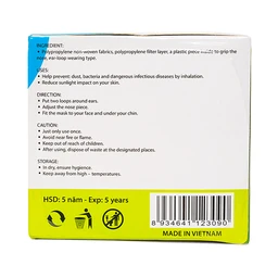 Khẩu trang 3 lớp Meriday (50 cái)