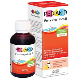 Siro giúp giảm mệt mỏi Pediakid Fer + Vitamines B (125ml)