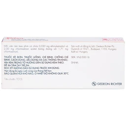 Thuốc tránh thai hằng ngày Belara Gedeon (1 vỉ x 21 viên)