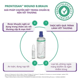Xịt sát khuẩn Prontosan Solution Round Braun 350ml giúp sát khuẩn, làm mềm vết loét 3