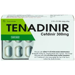 Thuốc Tenadinir 300mg Medipharco điều trị nhiễm khuẩn ở mức độ nhẹ và vừa (2 vỉ x 10 viên)