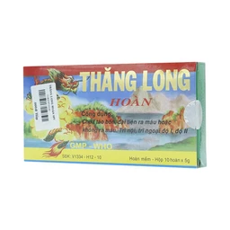 Thuốc Thăng Long Bảo Long chữa táo bón, đại tiện ra máu (10 viên)