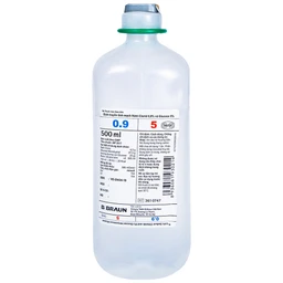 Dịch truyền tĩnh mạch Natri Clorid 0,9% và Glucose 5% B.Braun làm dung môi pha tiêm truyền (500ml)