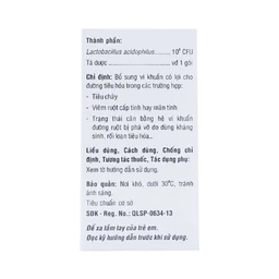 Bột Bailuzym Hasan bổ sung vi khuẩn có lợi cho đường tiêu hóa (30 gói x 1g)