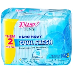 Băng vệ sinh hàng ngày Diana Sensi Cool Fresh Unicharm (20 miếng)
