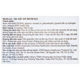Gel phụ khoa Regelle hộp (6 tuýp) giúp giữ ẩm, giảm nhanh các triệu chứng khô, ngứa rát, khó chịu của âm đạo