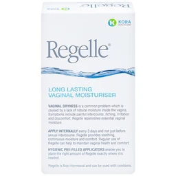Gel phụ khoa Regelle hộp (6 tuýp) giúp giữ ẩm, giảm nhanh các triệu chứng khô, ngứa rát, khó chịu của âm đạo