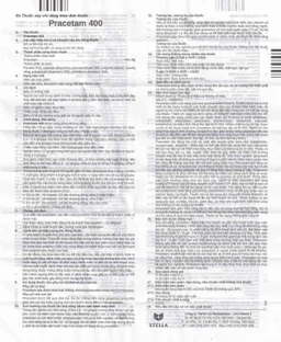 Viên nén Pracetam 400 Stella điều trị chóng mặt, suy giảm trí nhớ (10 vỉ x 10 viên)