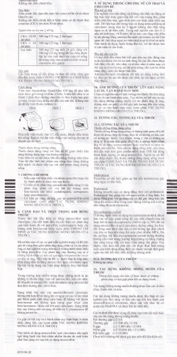 Thuốc Amoksiklav Quick Tabs 625mg Lek điều trị nhiễm khuẩn (7 vỉ x 2 viên)