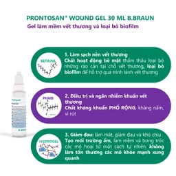 Dung dịch làm mềm vết thương Prontosan Wound-gel Braun 30ml