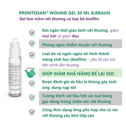 Dung dịch làm mềm vết thương Prontosan Wound-gel Braun 30ml 3