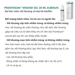 Dung dịch làm mềm vết thương Prontosan Wound-gel Braun 30ml 6