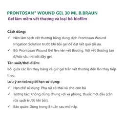 Dung dịch làm mềm vết thương Prontosan Wound-gel Braun 30ml 7