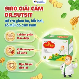 Siro hỗ trợ giải cảm Dr.Sutsit Gia An (30 gói) 2