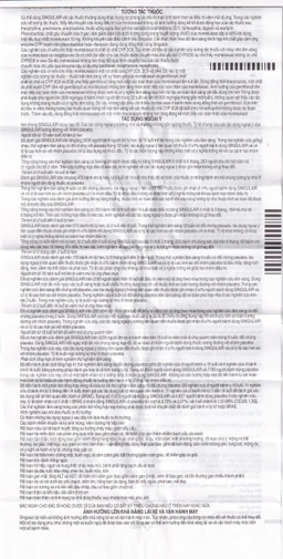 Viên nhai Singulair 5mg MSD điều trị hen phế quản mạn tính (2 vỉ x 14 viên) 